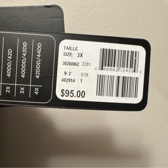 Ashley Graham Babydoll Lingerie Semi Sheer Size 3X NWT Brand New - Picture 5 of 6